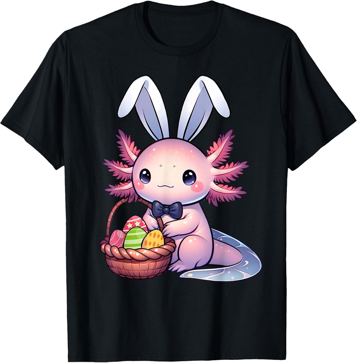 Happy Easter Cute Axolotl Bunny Ears Eggs Unisex