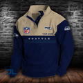 Seattle Seahawk Double Breasted Stand Collar Unisex