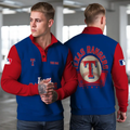 Texas Rangers New Collection Casual Stand Collar Unisex