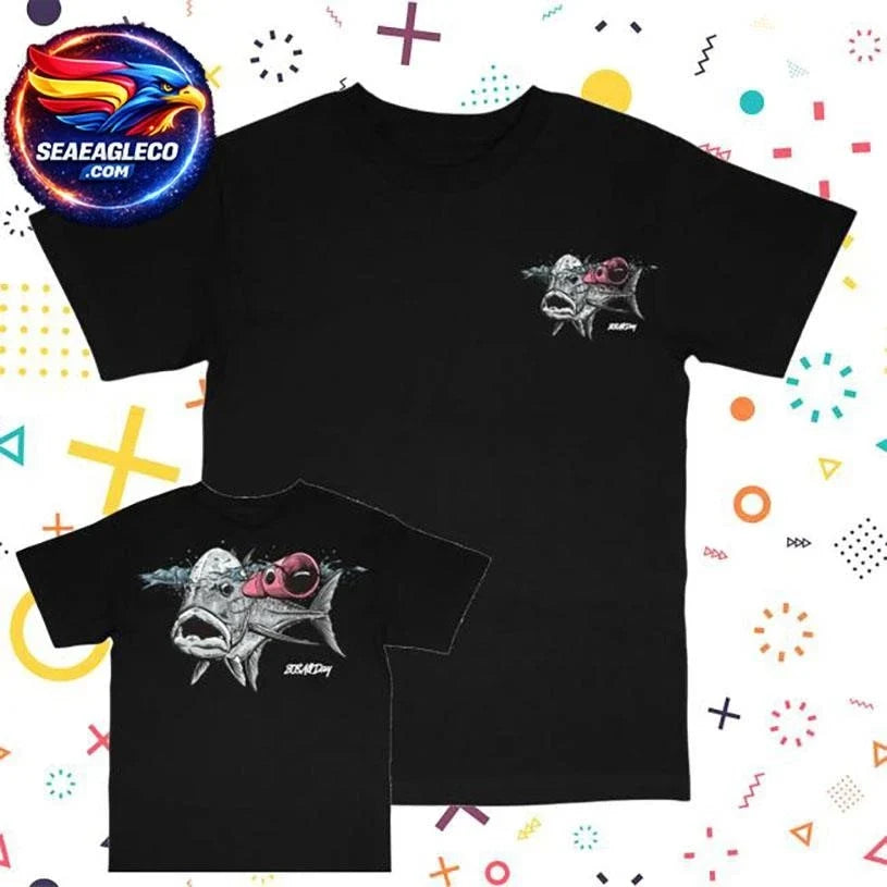 808 All Day Black Ulua Two Sided Shirt Unisex