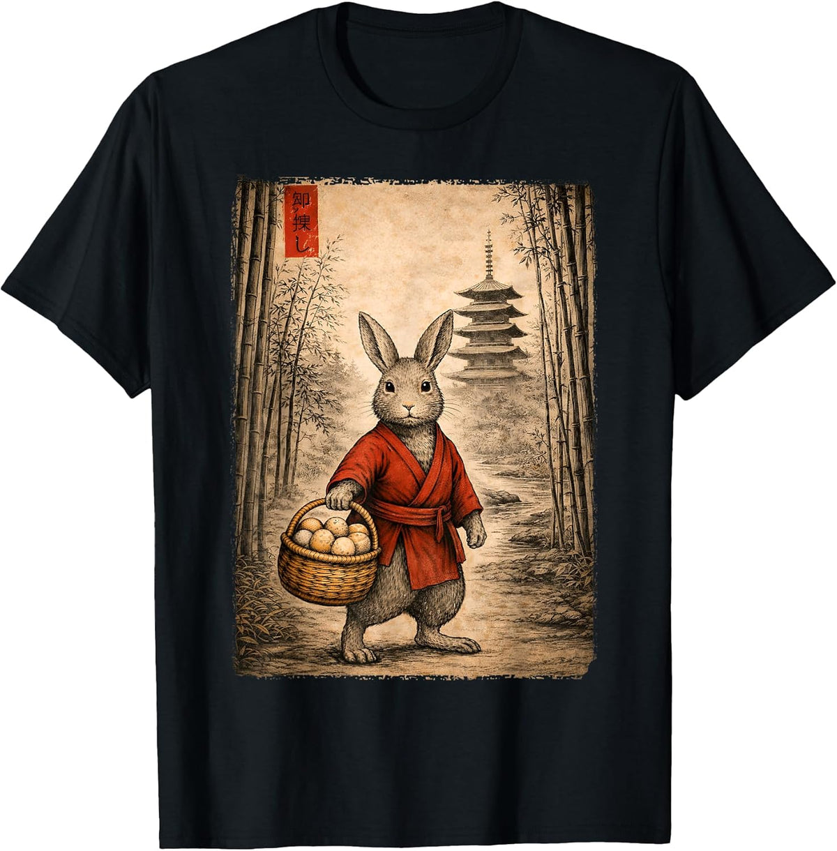 Easter Vintage Egg Hunt Anime Rabbit Japanese Men Women Kid Unisex