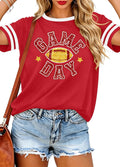 Football Shirts for Women Game Day T Shirt Football Mom Tshirt
