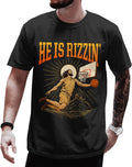 He is Rizzin Shirt for Men - He is Rizzen Tshirt - Rizz Shirts - Funny Basketball Shirt for Adults