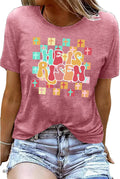 Easter Tshirt Women Silly Rabbit Easter is for Jesus Graphic Shirt Christian Tee Jesus Top