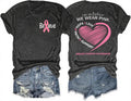 Women Breast Cancer Awareness Shirts in October We Wear Pink Shirt Pink Ribbon Hope T Shirt Cancer Support Gift Tee Top