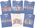 Comfort Colors Tshirt,Easter Family Group Shirts – Mama Mimi Grandma Gigi Nana Matching Tees, Cute Bunny Spring Outfit, Easter Celebration Cream