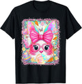 Happy Easter Rabbit Cute Bunny Face Blowing Bubble Girl Kids Unisex