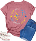 Down Syndrome Awareness Shirts Womens World Down Syndrome Day T Shirt Love Heart Health Inspirational Short Sleeve