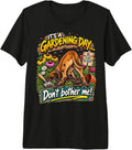 It's A Gardening Day Don't Bother Me Funny Dog Owner Gardene Premium Tri-Blend T-Shirt