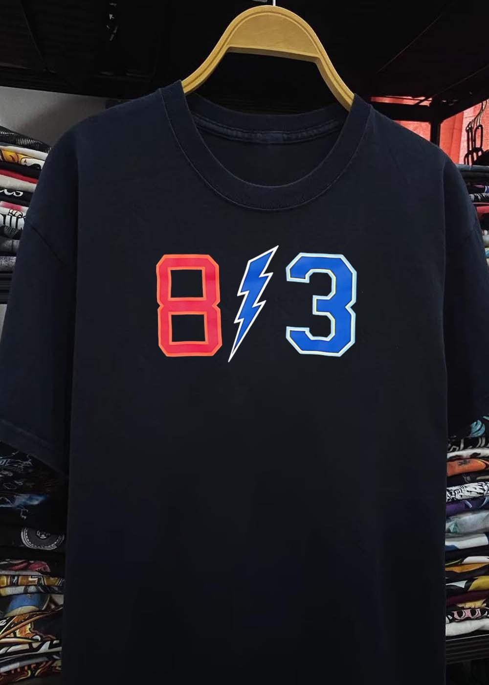 83 Lightning Bolt Athletics Fan Gear Shirt