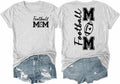 Football Mom Shirt Funny Mama Shirt Soccer Mom Game Day Graphic Tees Tops