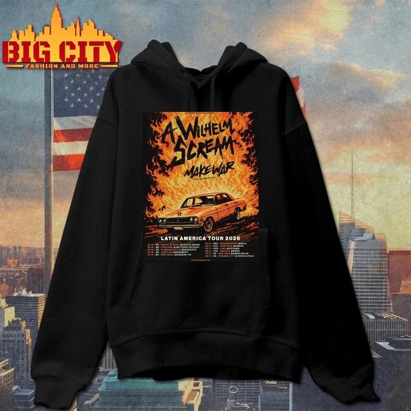 A Wilhelm Scream Latin America Tour 2026 Schedule Tour Dates Poster Shirt Unisex