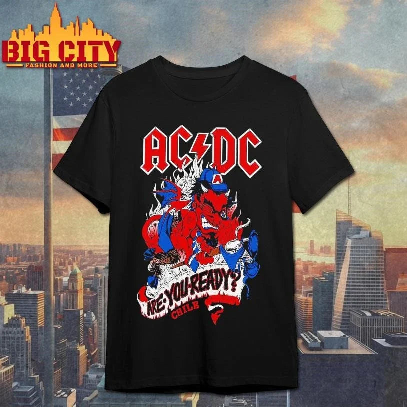 AC DC Chile PWR Up Tour 2026 At Parque Estadio Nacional In Santiago CL On March 11-15 2026 Are You Ready Chile Shirt
