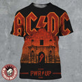 ACDC San Antonio Texas 2026 Exclusive Event Poster At Alamodome On July 24 2026 PWR Up Tour All Over Print Shirt