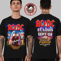 ACDC St Louis MO Event Tee PWR Up Tour 2026 At The Dome At America’s Center On September 8 2026 Two Sided T-Shirt