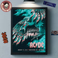 ACDC Vancouver 2026 Event Poster Live At BC Place Vancouver BC Canada On August 13 2026 Home Decor Poster Canvas
