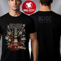 ACDC x Dr Bemoll Guitar Sound Light Whole Lotta Rosie Pwr Up Tour 2026 Two Sided Shirt Unisex