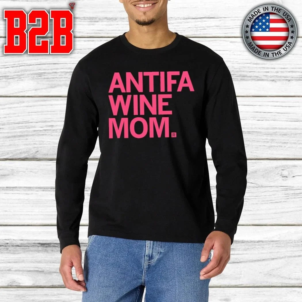 ANTIFA Wine Mom Shirt Unisex