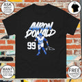 Aaron Donald Name Number Pose Los Angeles football shirt