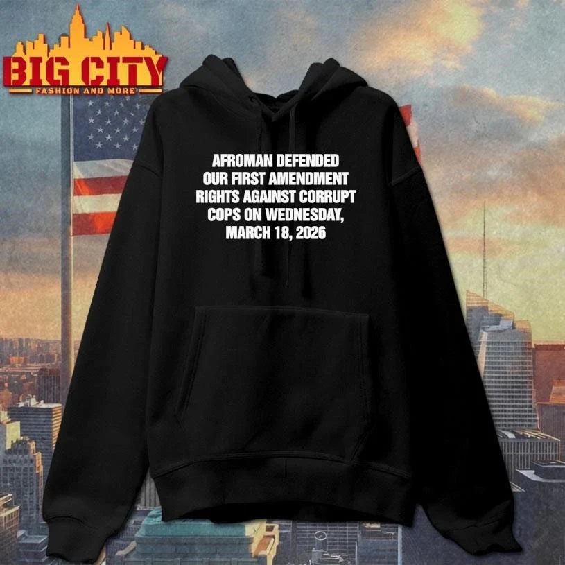 Afroman Defended Our First Amendment rights Against Corrupt Cops Text Shirt Unisex
