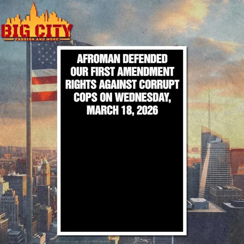 Afroman Defended Our First Amendment rights Against Corrupt Cops Text Shirt Unisex