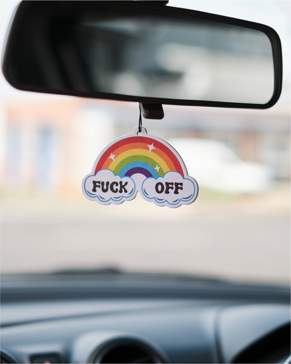 Fk Off Rainbow Air Freshener Unisex