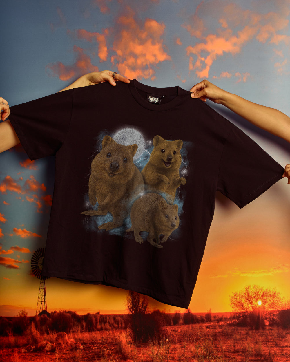 Thunderquokks Oversized Tee Unisex