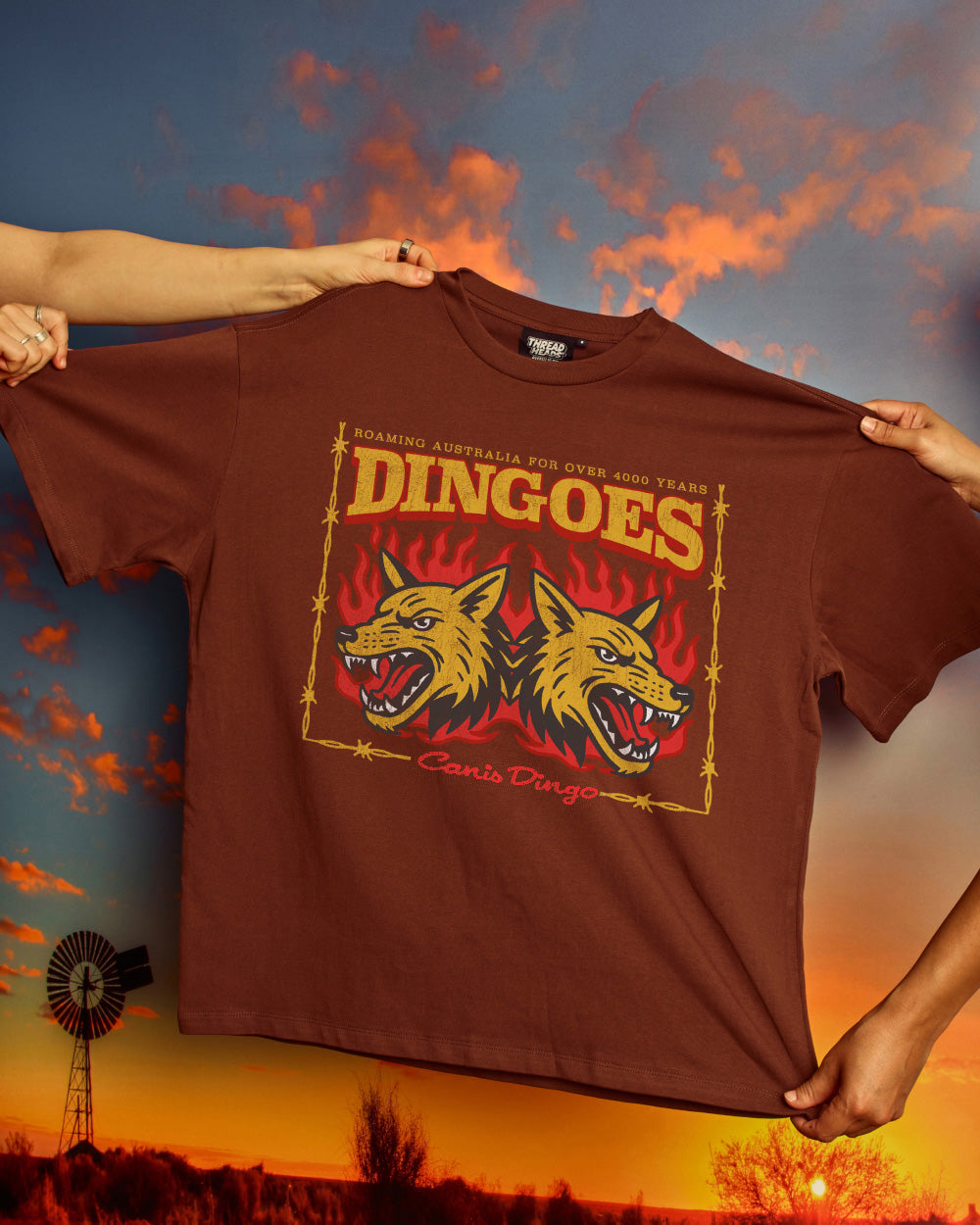 Territory Dingoes Oversized Tee Unisex