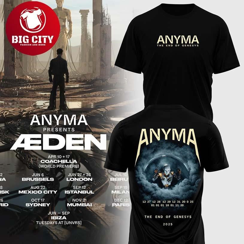 Anyma Sphere Las Vegas 2026 Show Eden Two Sided Shirt Unisex