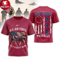 Arizona Cardinals 2026 US Air Force Fly Fight Win Veteran Special Edition Two Sided Shirt Unisex