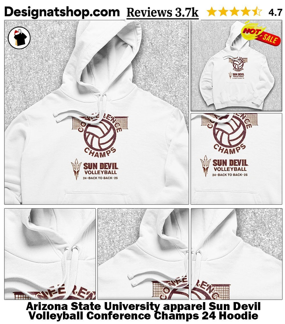 Arizona State University apparel Sun Devil Volleyball Conference Champs 24 shirt