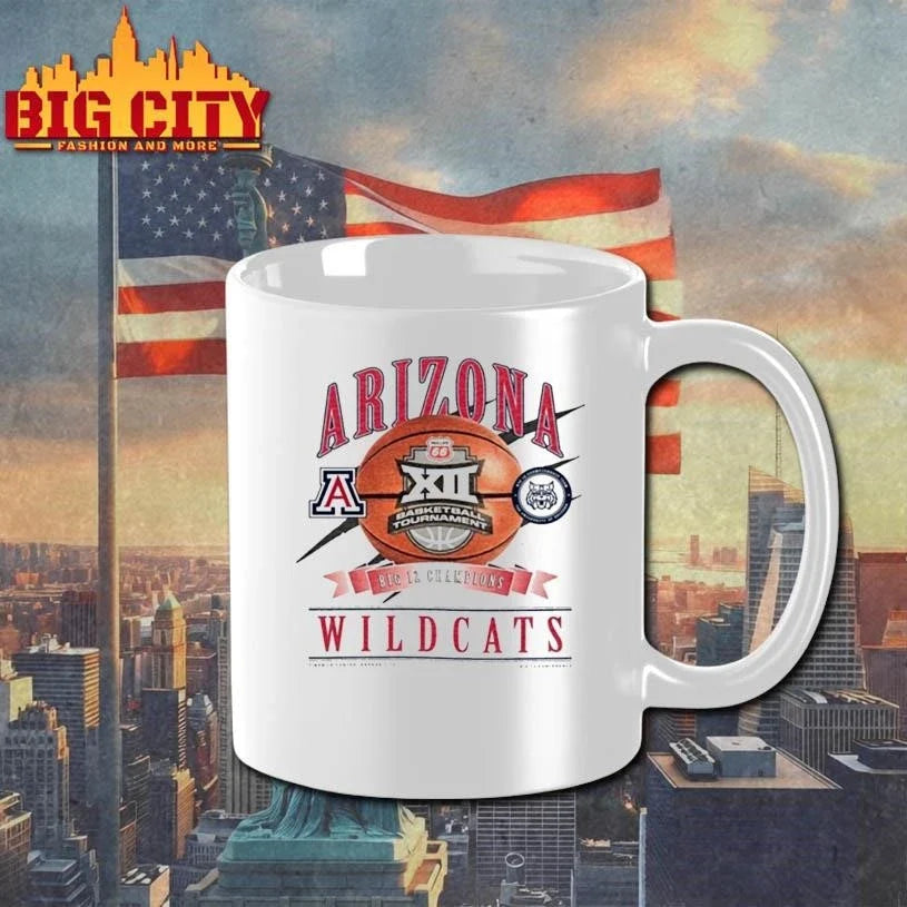 Arizona Wildcats Big 12 Mens Basketball Champions Shirt Unisex