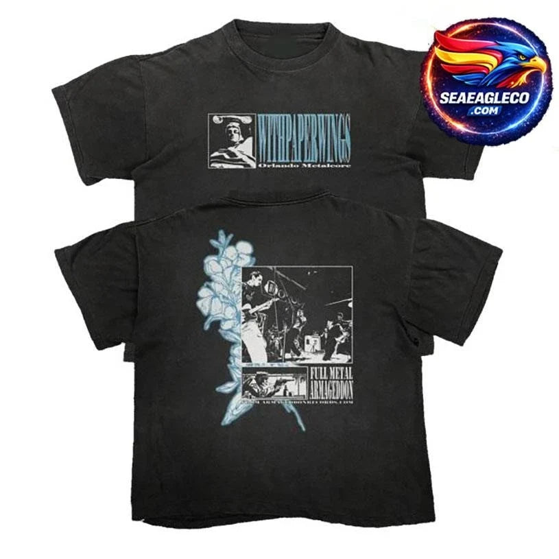 Armageddon Records Withpaperwings Full Metal Two Sided Shirt Unisex