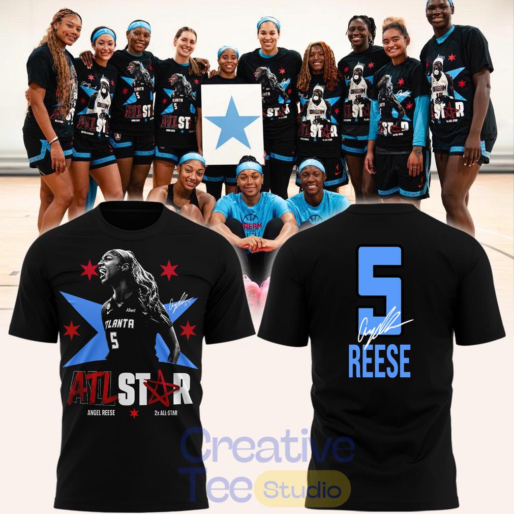 Atlanta Dream ANGEL REESE ALL STAR Black Shirt 2026