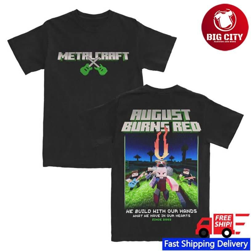 August Burns Red Metalcraft Two Sided Shirt Unisex