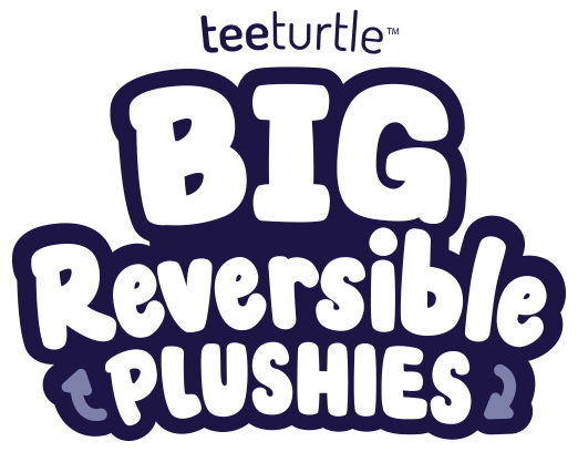 TeeTurtle Big Reversible Axolotl Plushie (Rainbow + Light Purple) Unisex