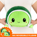 TeeTurtle Big Reversible Turtle Plushie (Green) Unisex