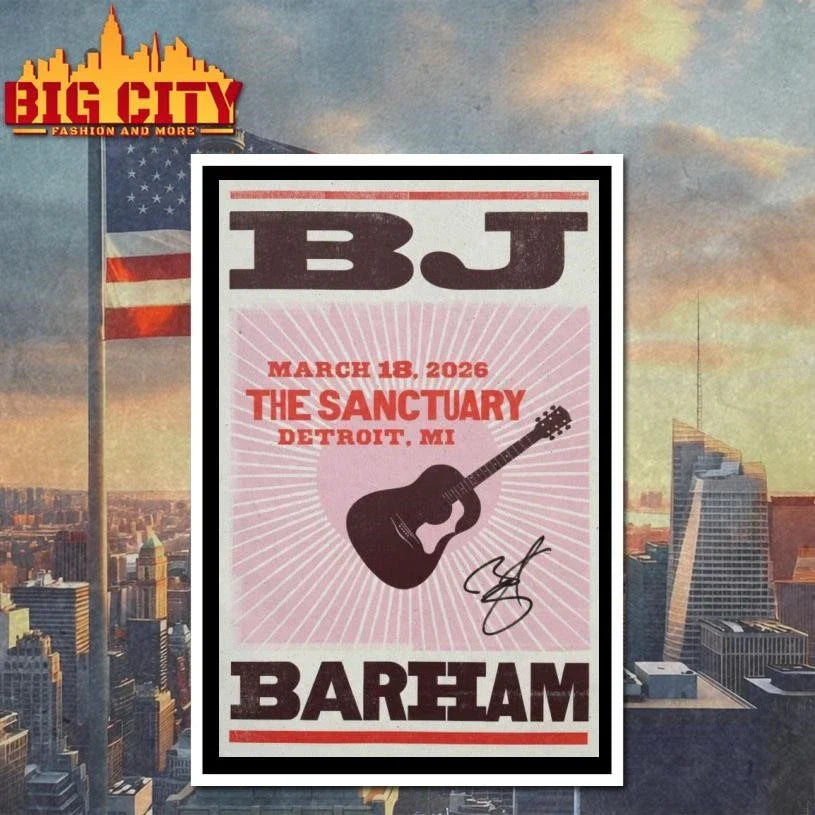 BJ Barham Hamtramck The Sanctuary, 18 Mar 2026 Poster Shirt Unisex