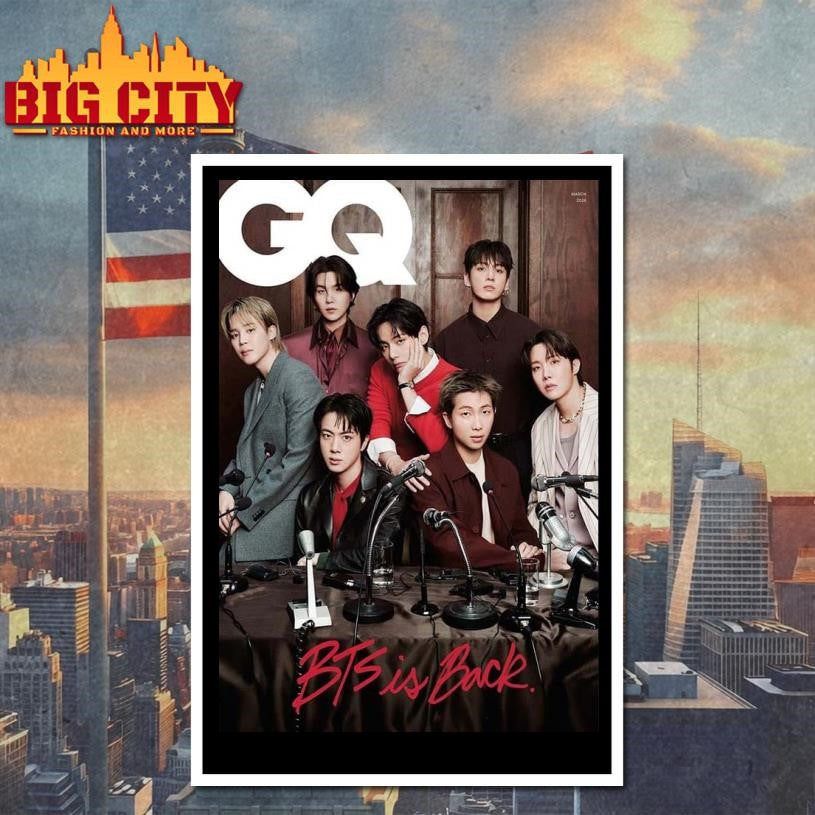 BTS GQ Korean Cover Poster Shirt Unisex