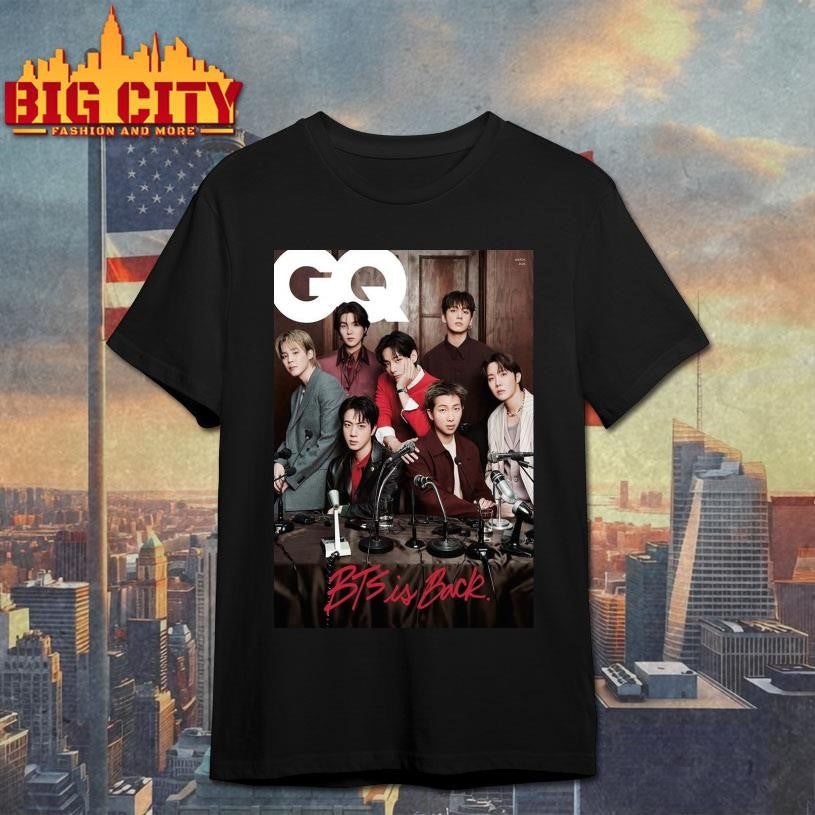 BTS GQ Korean Cover Poster Shirt Unisex