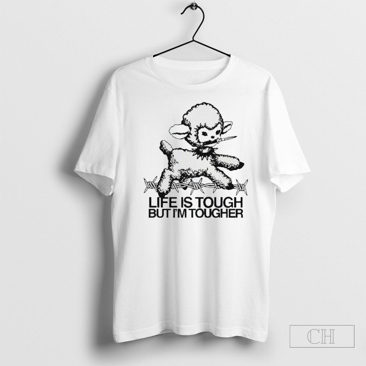 Baby Lamb Life Is Tough But Im Tougher Shirts Unisex