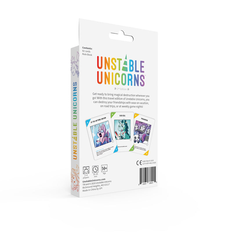 Unstable Unicorns Travel Edition Unisex
