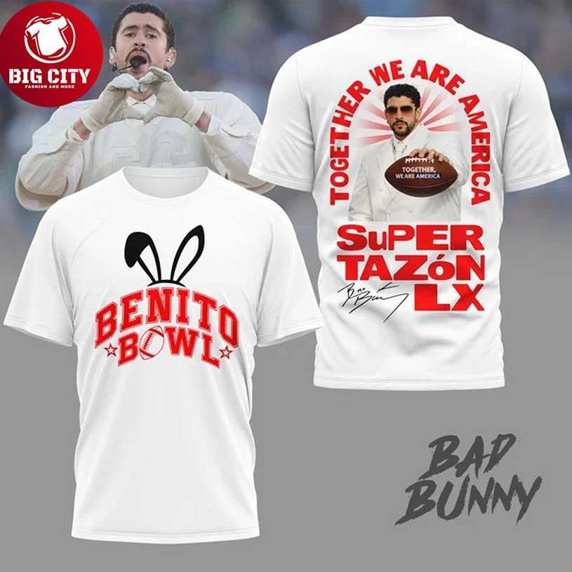 Bad Bunny Benito Bowl Signature Two Sided Shirt Unisex