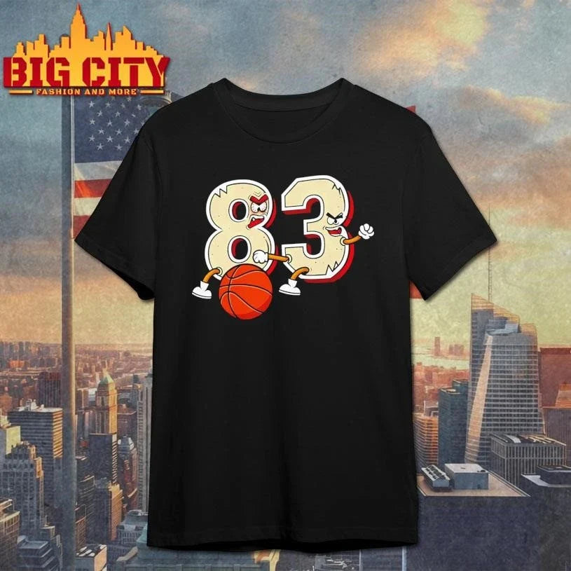 Bam Adebayo Baseball 83 Point Cartoon Shirt Unisex