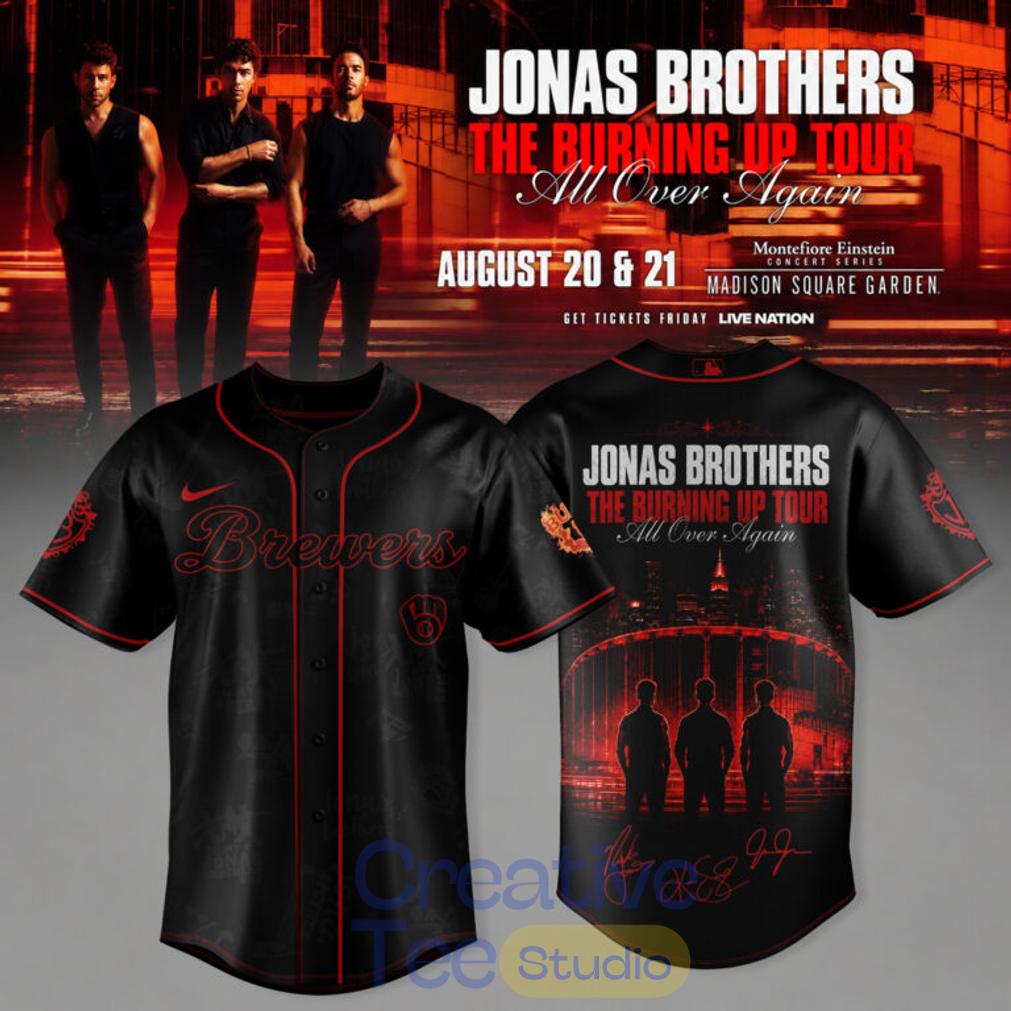 Baseball All Teams x Jonas Brothers The Burning Up Tour 2026 Baseball Jersey