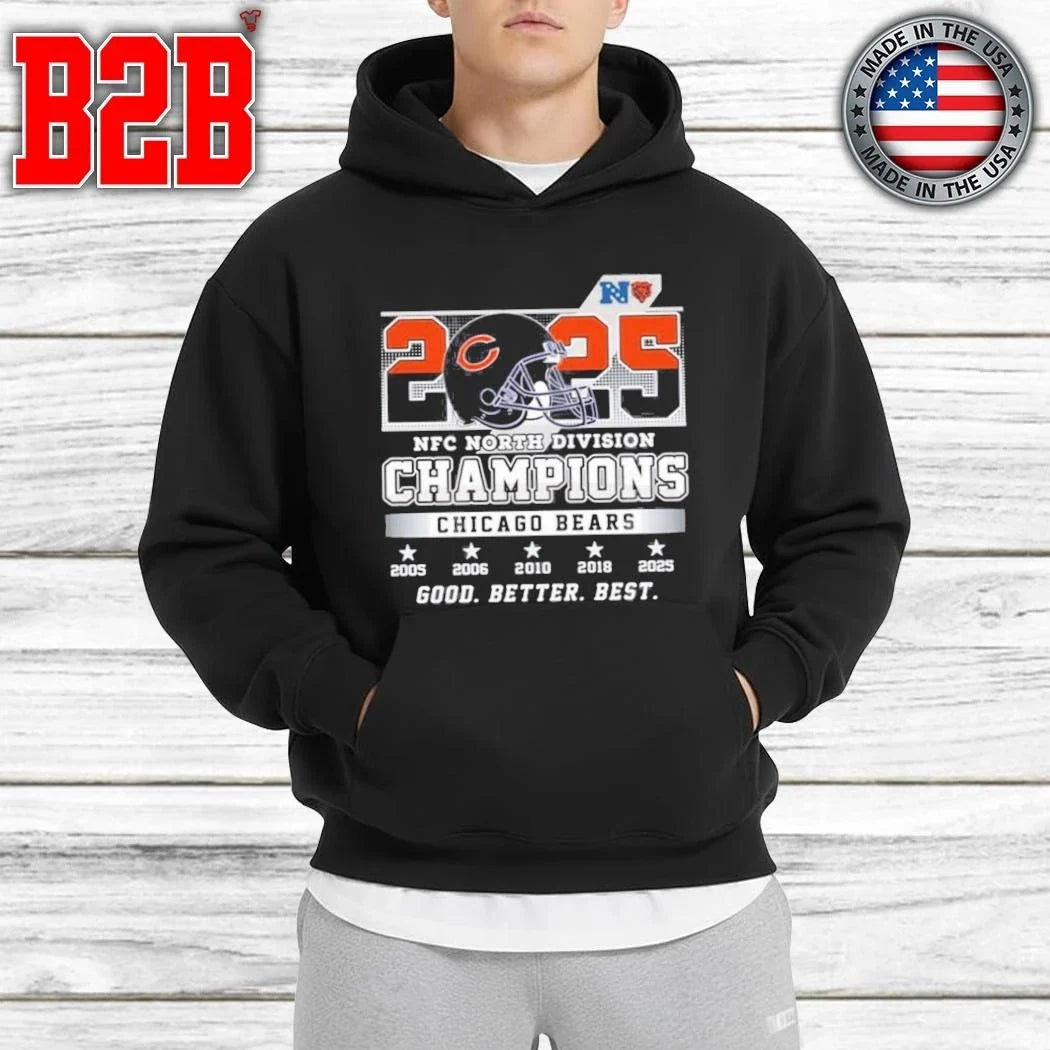 Bears NFC North Division Champions 2025 Shirt Unisex