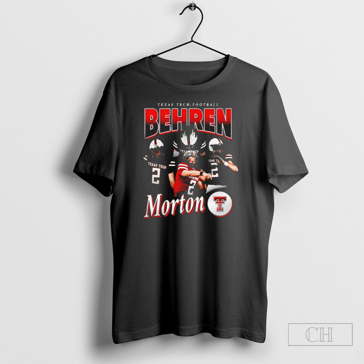 Behren Morton Texas Tech Red Raiders Illustrated Shirt Unisex