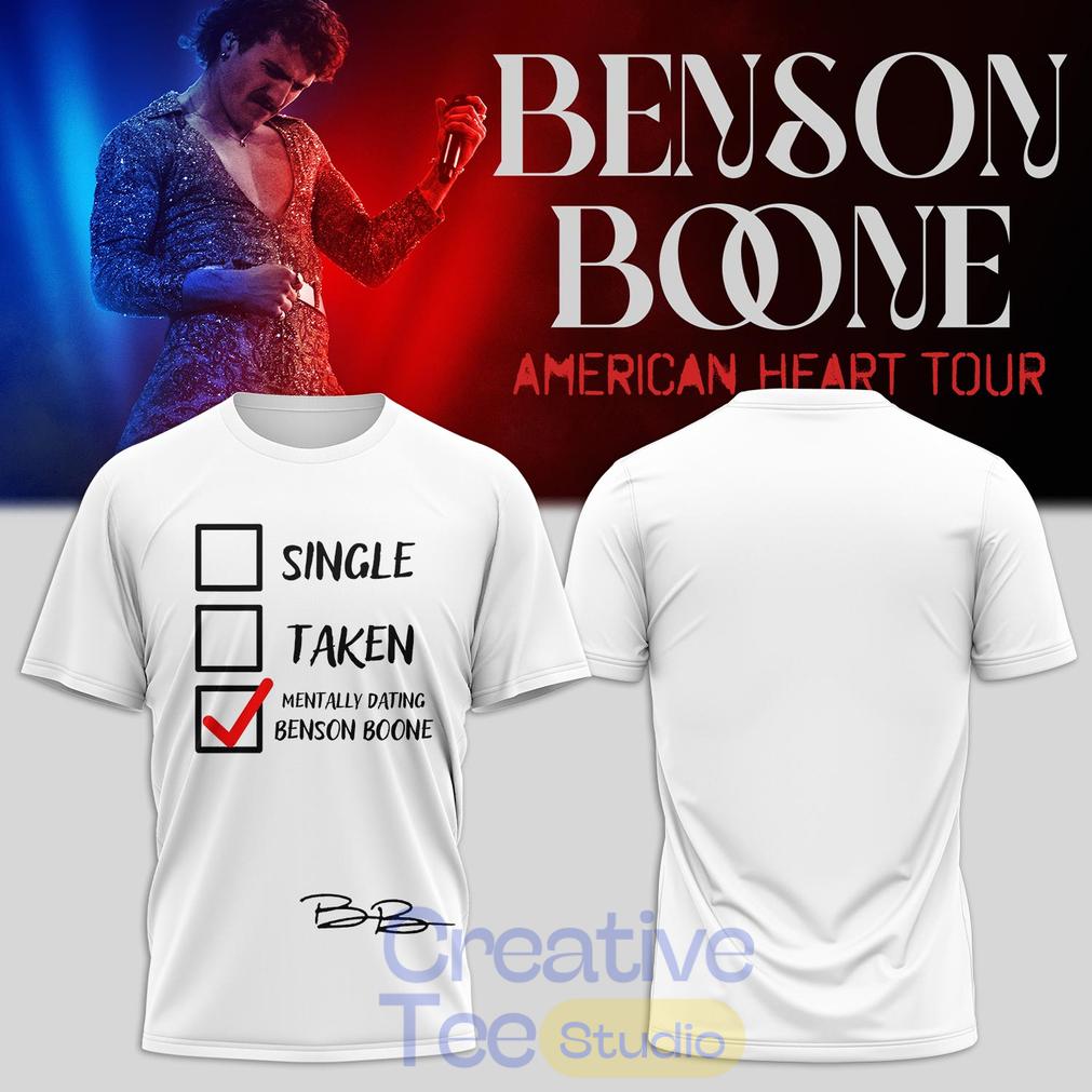 Benson Boone’s American Heart World Tour 2D T-Shirt