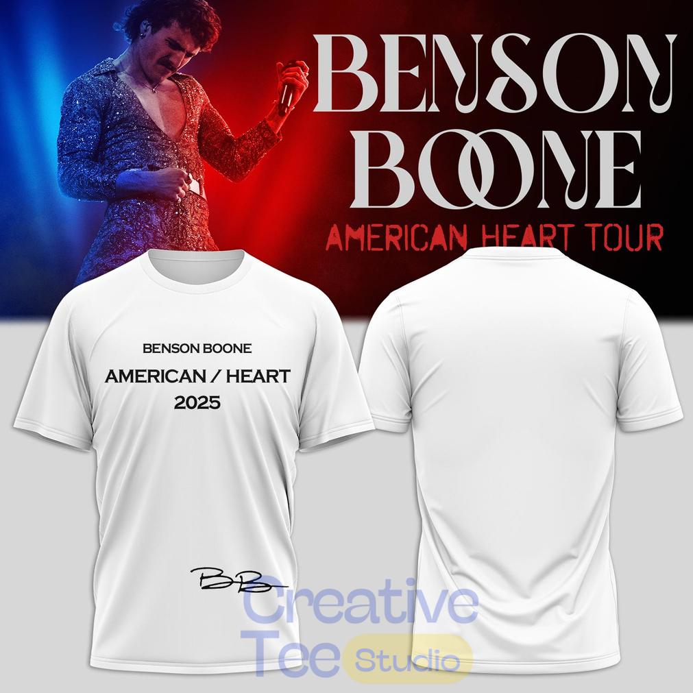 Benson Boone’s American Heart World Tour 2D T-Shirt