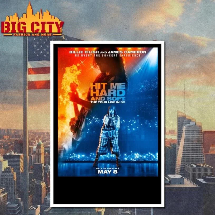 Billie Eilish Hit Me Hard And Soft The Tour Live In 3D Reinvent The Concert Experience On Theaters May 8 2026 Poster Shirt